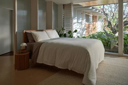 Linen-Cotton Fitted Sheet